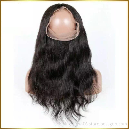 Wholesale best quality fast delivery straight 360 lace frontal closure